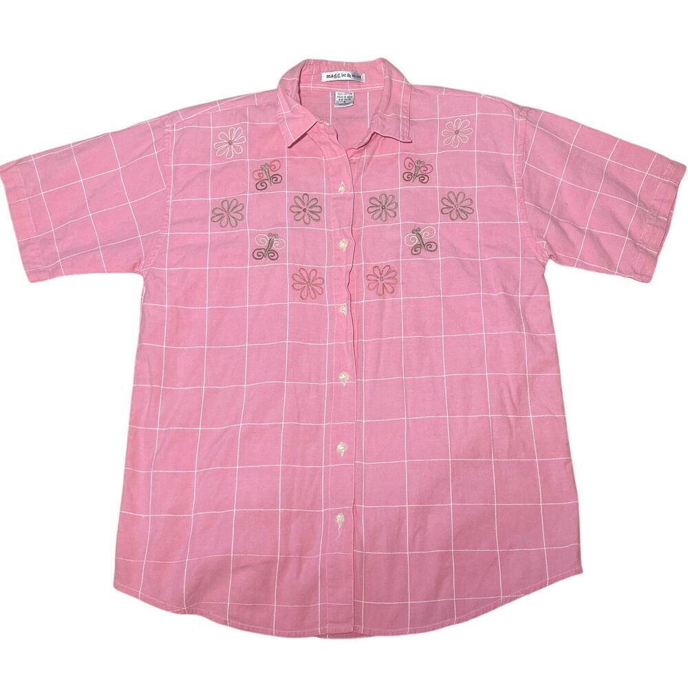 Pink Short Sleeve Women's Top